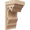 Ekena Millwork 12"W x 12"D x 24"H Wide Sheridan Rough Cedar Woodgrain TimberThane Corbel, Primed Tan CORUR12X12X24SHERCPR - alternate 1